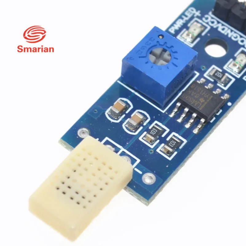 Smarian Официальный Новый HR202 модуль датчика обнаружения влажности DC 3 V-5V LM393 чип (3