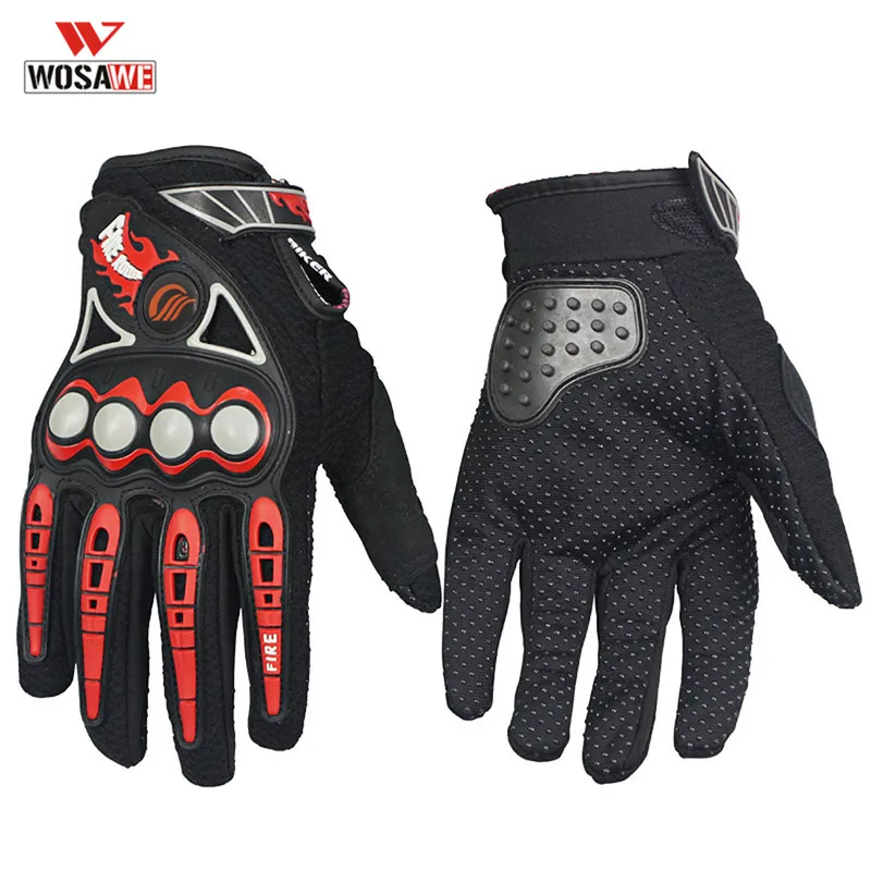 WOSAWE moto rcycle перчатки полный палец moto крест перчатки Luvas Guantes перчатки moto queiro Guantes moto cicleta Luvas de moto