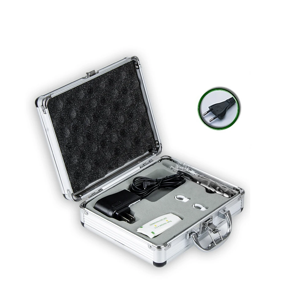 EU Adapter Черный Перманентный макияж машина комплект с Pro Box микроблейдинг машина татуировки ручка, иглы татуировки и советы косметика для татуажа - Цвет: EU Adapter