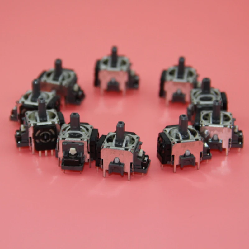 10PCS/LOT 3D analog joystick joysticker for Playstation 4 PS4 controller repair Black | Электроника