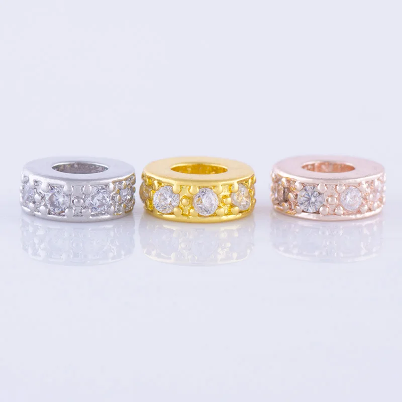 10 шт. маленькие хрустальные бусины из циркония с микро закрепкой оптовая продажа