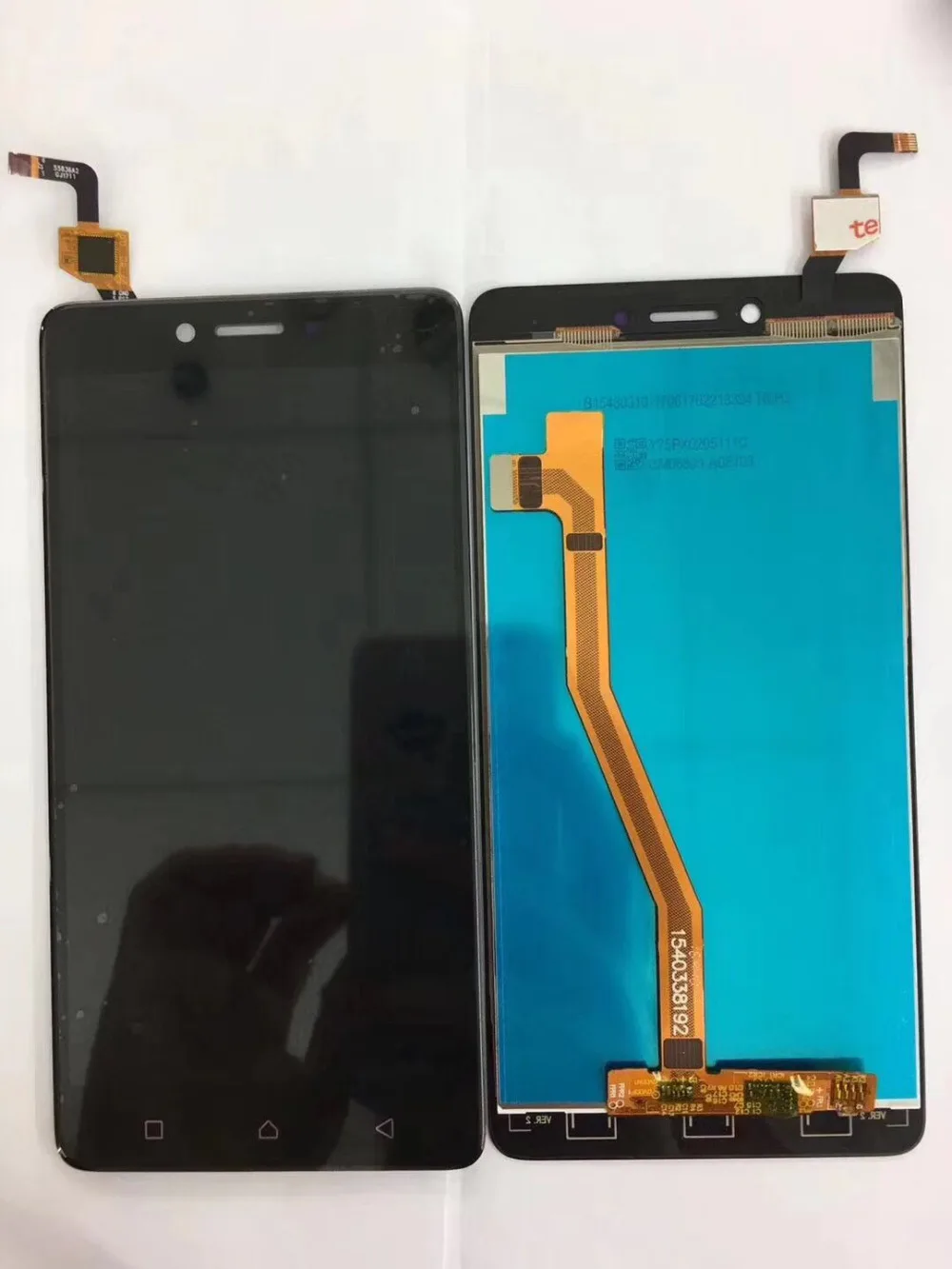 Тест 5,5 '' Для lenovo Vibe K6 Plus K53b36 K53b37 K6 Note Полный ЖК-дисплей+ кодирующий преобразователь сенсорного экрана в сборе+ рамка