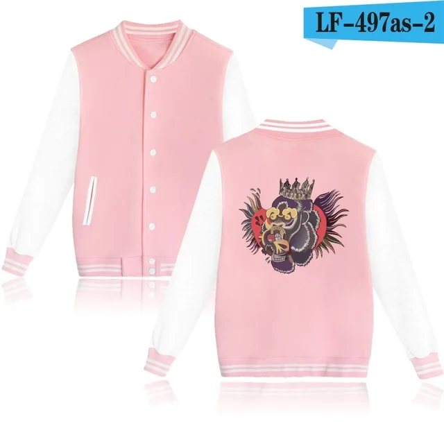 pink and white DETHRONE зимняя бейсбольная куртка пальто для мужчин/женщин Конор Макгрегор MMA пресловутого размера плюс Толстовка Модные флисовые куртки толстовки - Цвет: pink and white