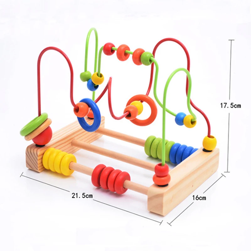 Деревянные игрушки для малышей мелкая моторика мини горки Обучающие развивающие