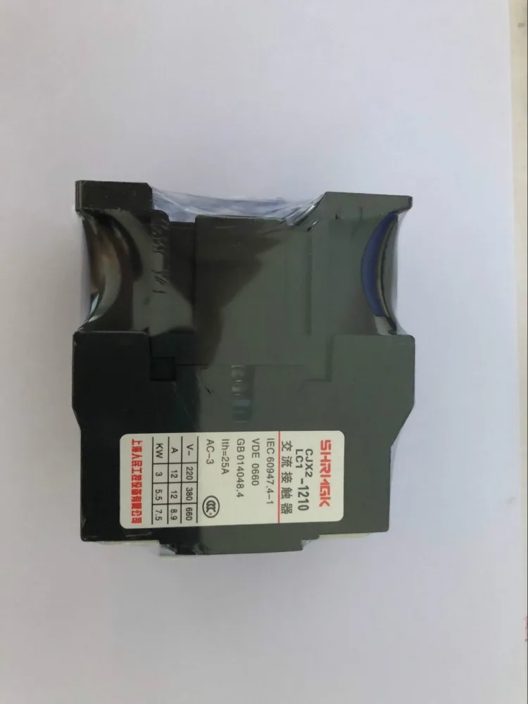 CJX2-1210 LC1 ac contactor 110V AC 12A 50HZ/60HZ orginal lc1-D1210 24V 36V 220V 380V | Обустройство дома
