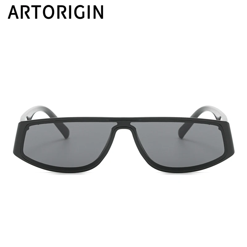New 2019 Sunglasses Men Brand Designer Korean Fashion Cold YC2 One Lens Mirror Sun Glasses Male Eyewear | Аксессуары для одежды