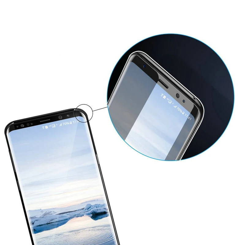 3D изогнутый экран протектор для samsung Galaxy S9 S9Plus S8 S8Plus Note 8 S6 S7 Edge Plus мягкая защитная пленка не закаленное стекло
