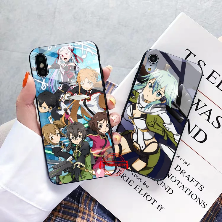 Обувь для вечеринки в Стиле косплей Sword Art Online (SAO) Аниме Манга стекло чехол