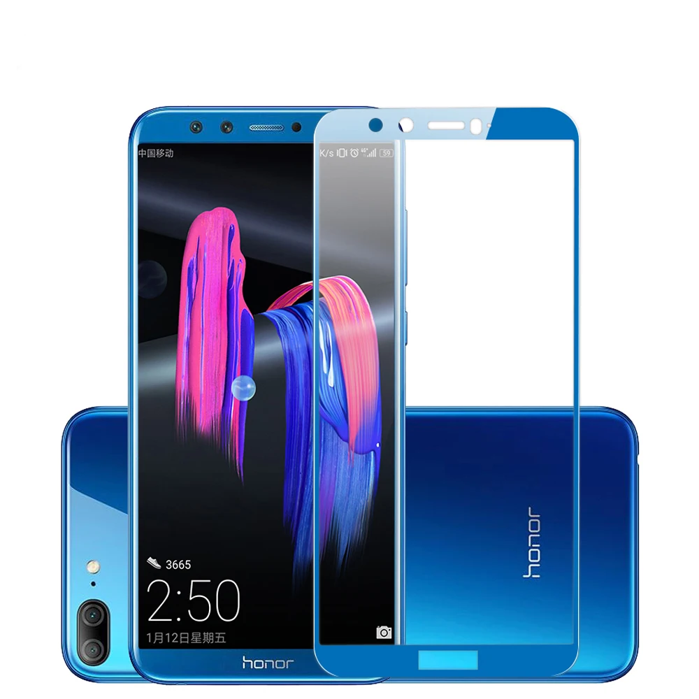 WZH Анти Царапины 0 3mm протектор экрана из закаленного стекла для Huawei Honor 9 Lite V10