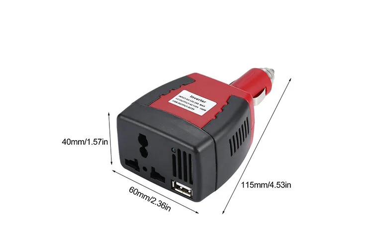 

220V Power Inverter Converter 5V/2.1A Car Charger USB Interface AC Smart Socket for Multi-function Car Charger