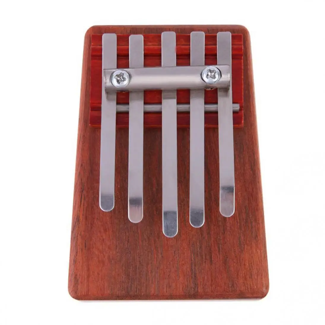 5 клавиш Kalimba Mbira Sanza музыкальное пианино на палец из розового дерева