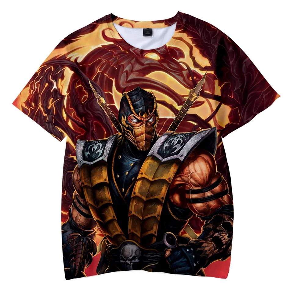 Children's t-shirt Mortal Kombat 11 t shirt 3d Games Print Tee Shirt wear Fashion Cool and comfortable tshirt for the kids