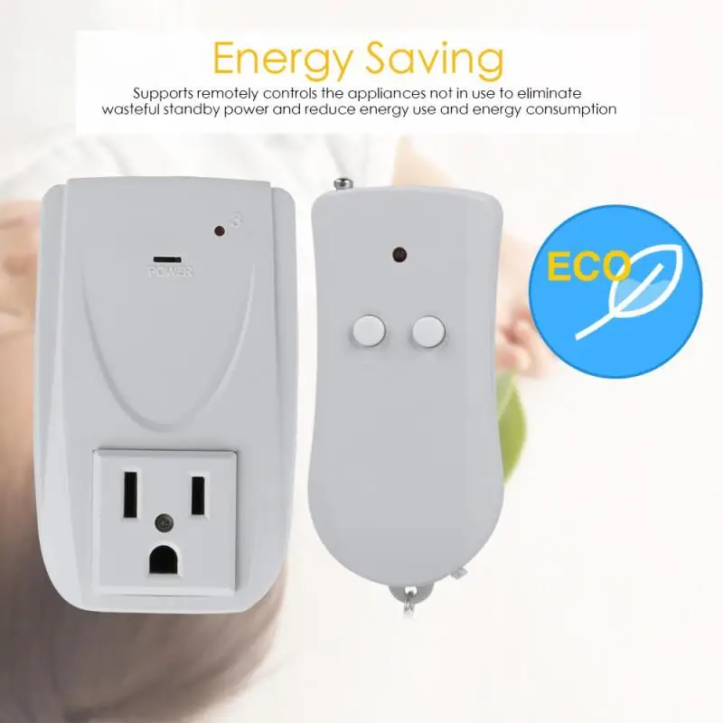 LEMAIC US Plug 433MHz Smart Remote Socket Control Wireless wifi socket plug outlet remote Home New |