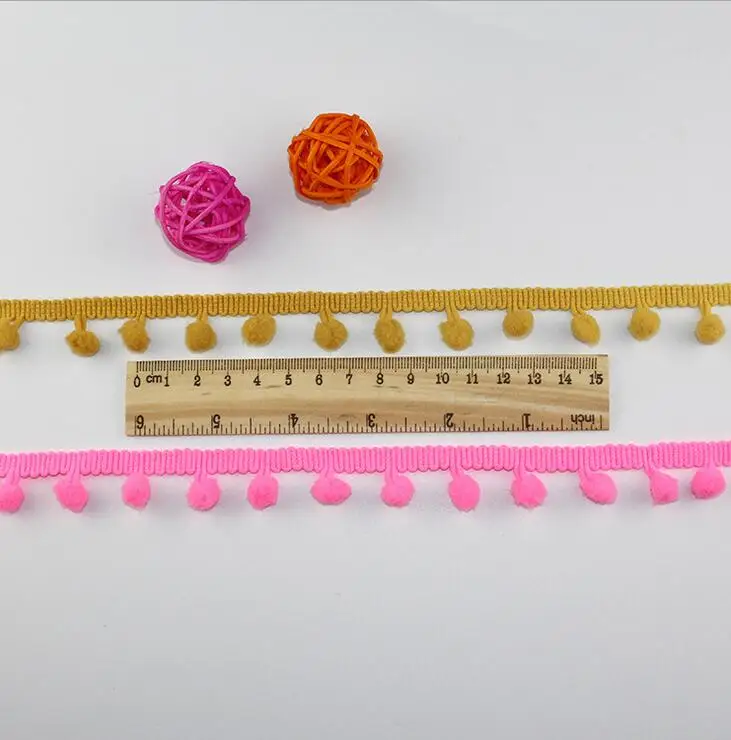 Аксессуары для шитья аксессуары с помпоном бахромой ширина 2 см|ball fringe ribbon|trim pom
