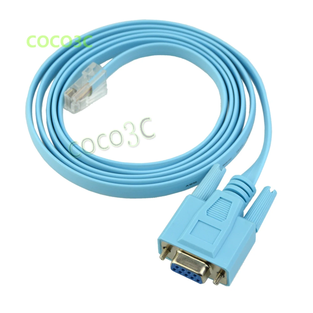 1 5 м RJ45 папа к RS232 гнезду 8P8C RJ-45 последовательному DB9 9Pin COM порт Кабель-адаптер для