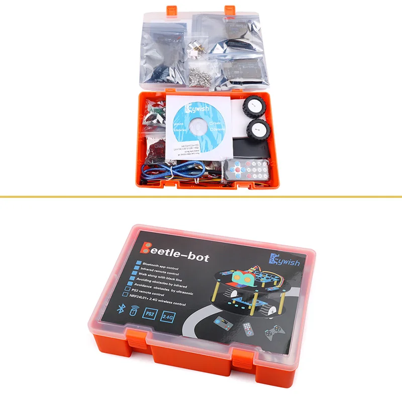 Робот Keywish для проекта Arduino, умный автомобильный стартовый набор с обучающим робототехническим комплектом, обучающий стебель, игрушки для детей