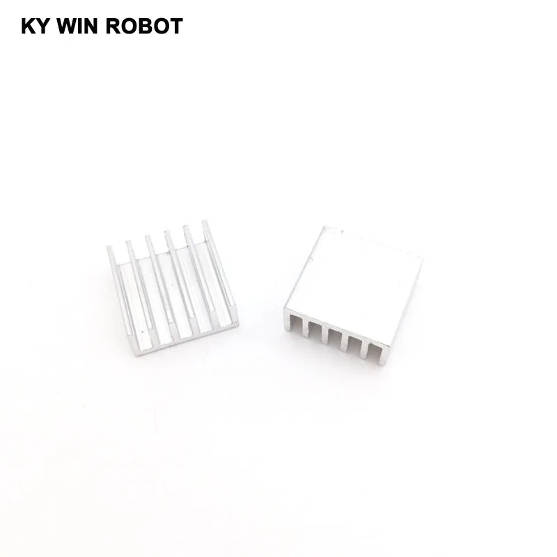 Радиатор 14x14x6 мм из экструдированного алюминия для чипа VGA RAM IC 50 шт. | Электронные