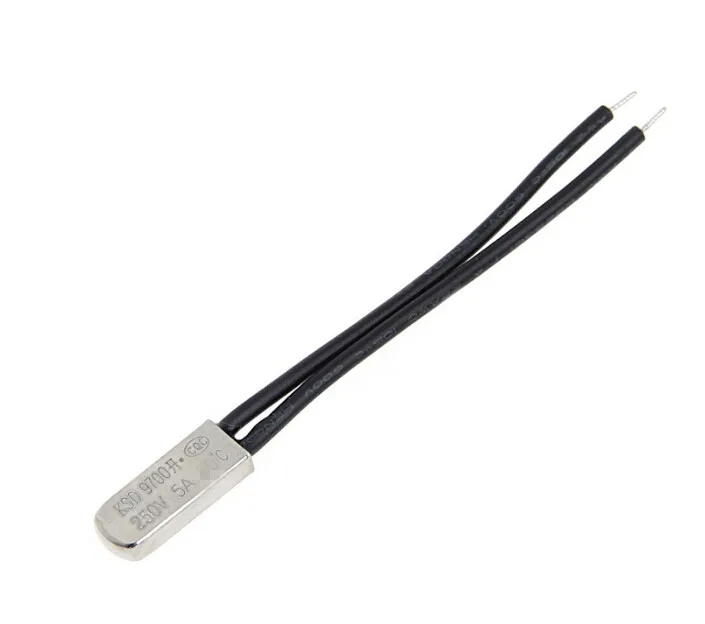 2PCS KSD9700 250V 5A Bimetal Disc Temperature Switch N/O Thermostat Thermal Protector 40~135 degree centigrade | Обустройство дома