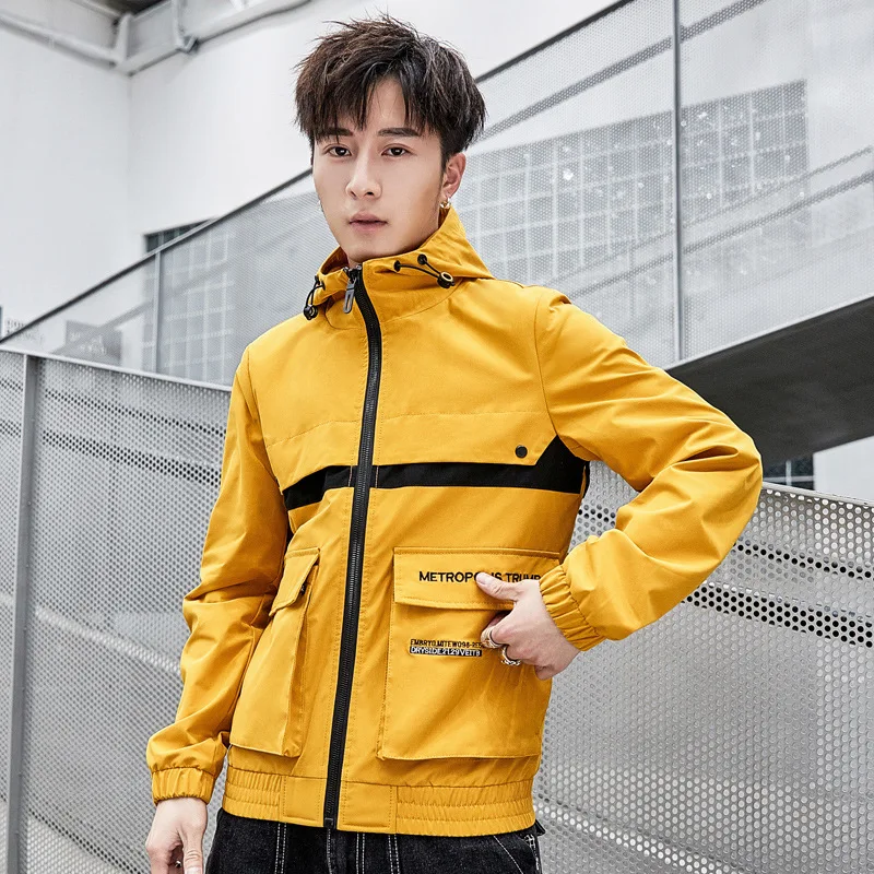 

Весна и осень новая уличная камуфляжная Мужская куртка с вышивкой Повседневная Молодежная мужская Повседневная модная куртка