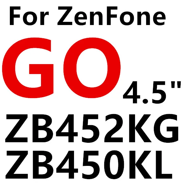 Защитная пленка из закаленного стекла для Asus ZenFone Live G500TG GO ZB500KL ZB450KL ZB452KG ZB552KL ZC500TG tv ZB551KL G550KL - Цвет: ZB452KG ZB450KL