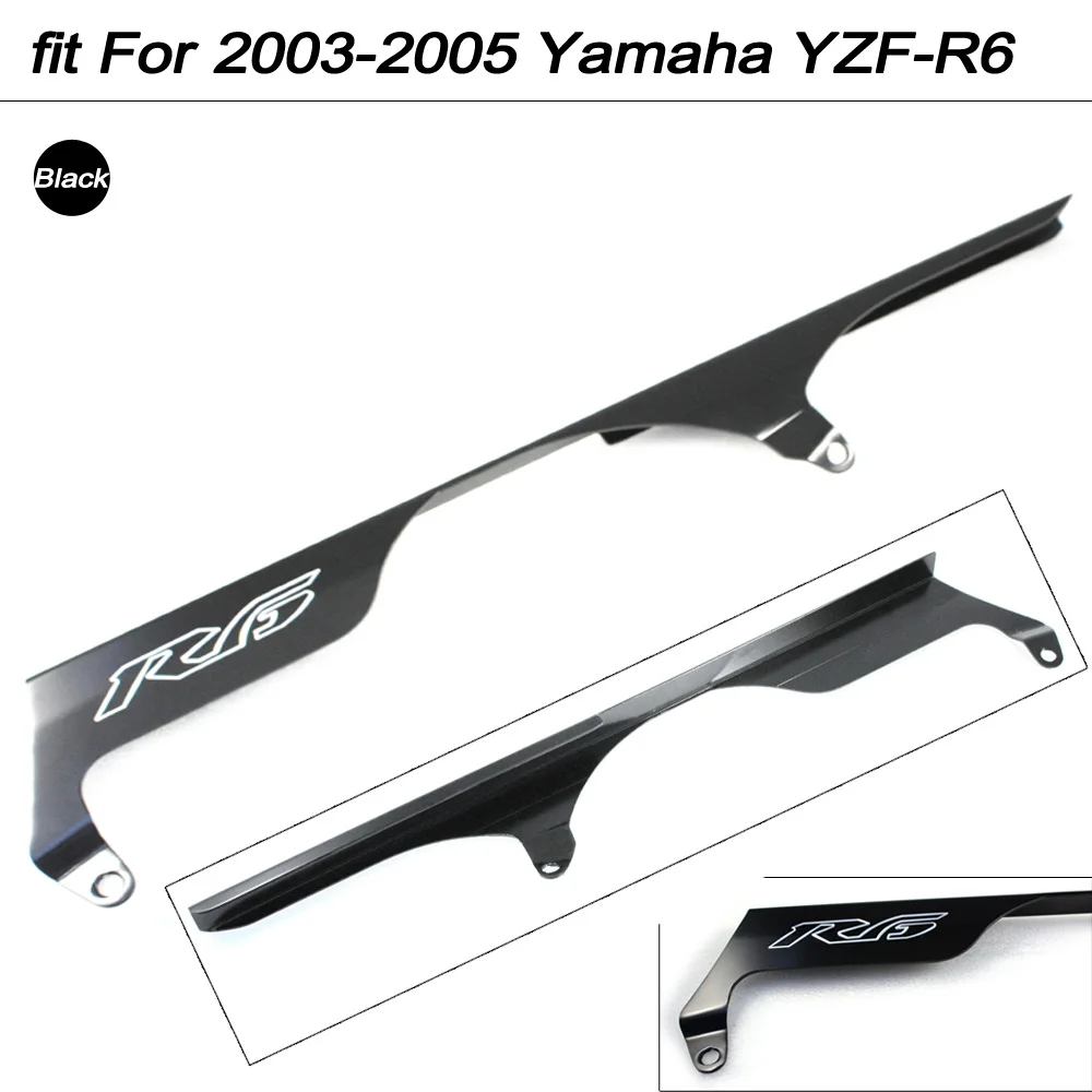 03-05 Yamaha YZF R6 Мотоциклетная цепная защитная крышка, алюминиевая заготовка для Honda CBR 600 F4 F4i 600RR F5 900RR 929RR 954RR 1000RR Fireblade - Цвет: 03-05 Yamaha YZF R6