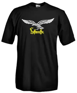 Новинка 2019, Высококачественная футболка, летняя хлопковая футболка в клетку с Люфтваффе, авиапочтой, военной системой Второй мировой войны