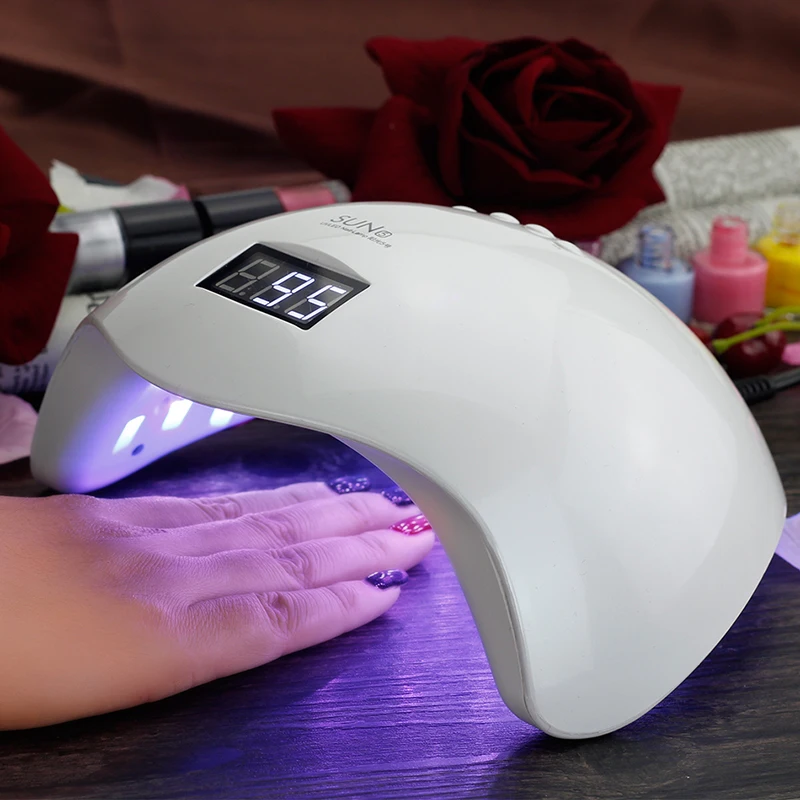 Лампа для ногтей NailShow Sun 5 48 Вт Светодиодный светильник маникюра УФ-гель Сушилка