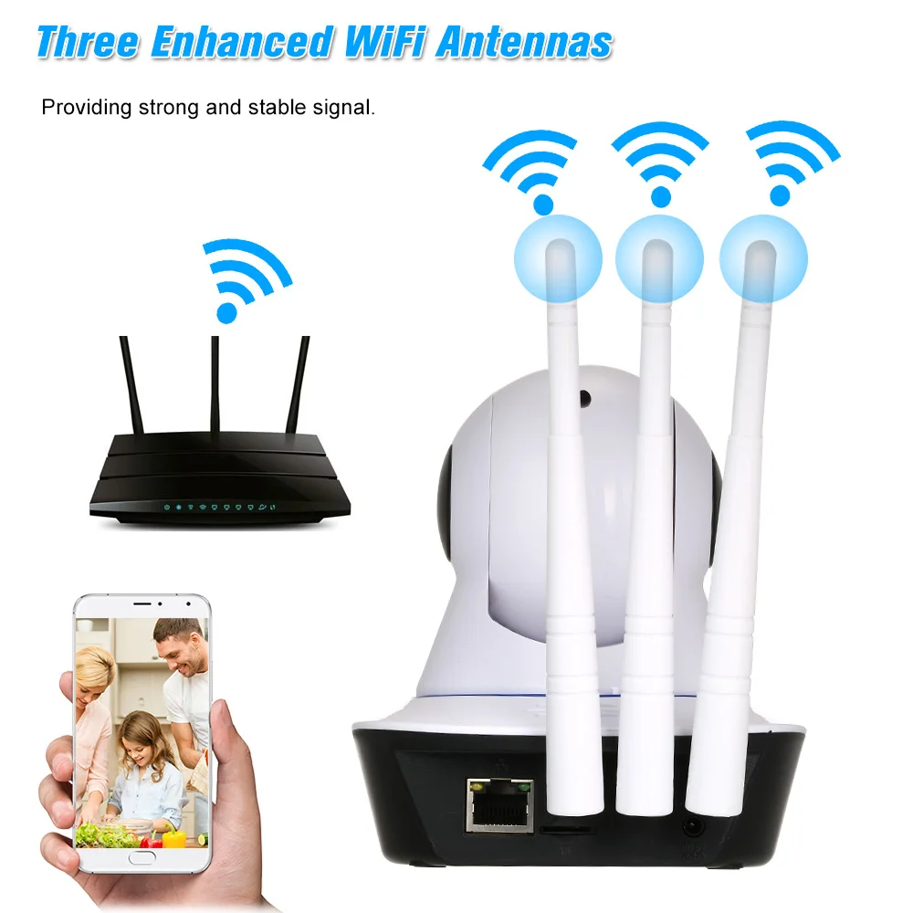 IP камера облачная с ИК подсветкой 720P для Android/iOS|Камеры видеонаблюдения| |