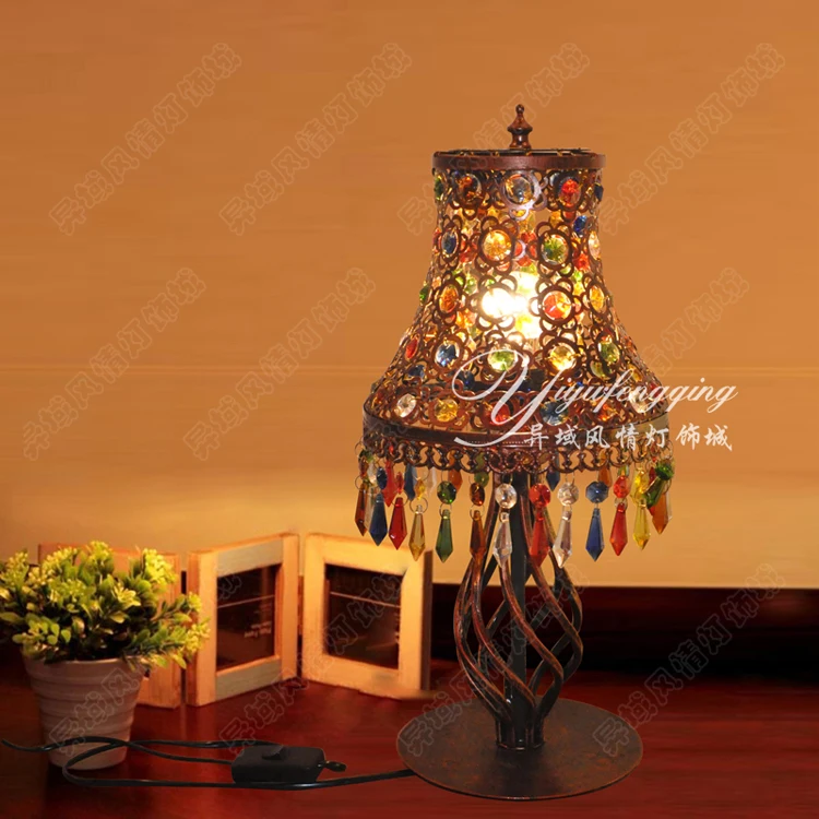 Креативная Европейская Винтажная настольная лампа Богемия Юго-Восточный
