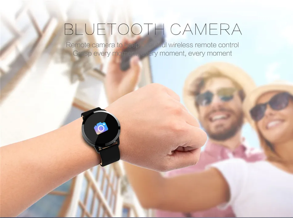 Q8 OLED Bluetooth Смарт часы из нержавеющей стали водонепроницаемые носимые устройства Smartwatch наручные часы для мужчин женщин фитнес-трекер