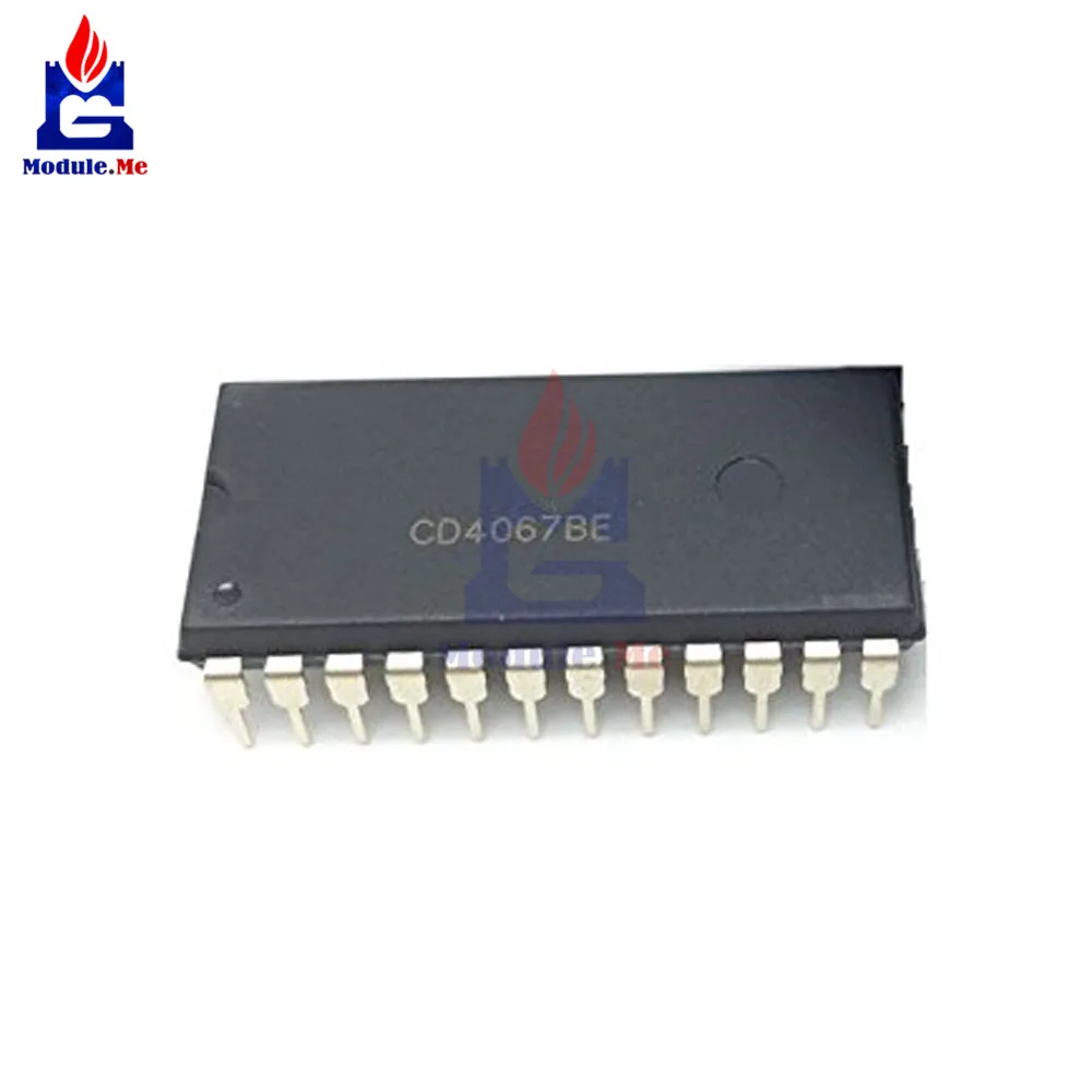 2 шт./лот IC чипы CD4067BE CD4067 4067 DIP24 MUX/DEMUX оригинальная интегральная схема | Электронные