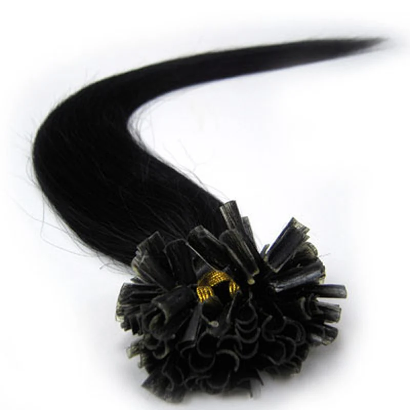 ZZHAIR 1"-26" Человеческие волосы Remy для наращивания в капсулах, кератиновые волосы для наращивания с u-образной окантовкой 40 г, 50 г, 60 г, 70 г, 100 шт/упаковка
