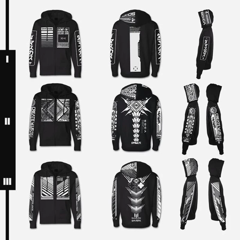 Модные вышивка забавный кот волна печатных флисовые толстовки 2018 зима Японии