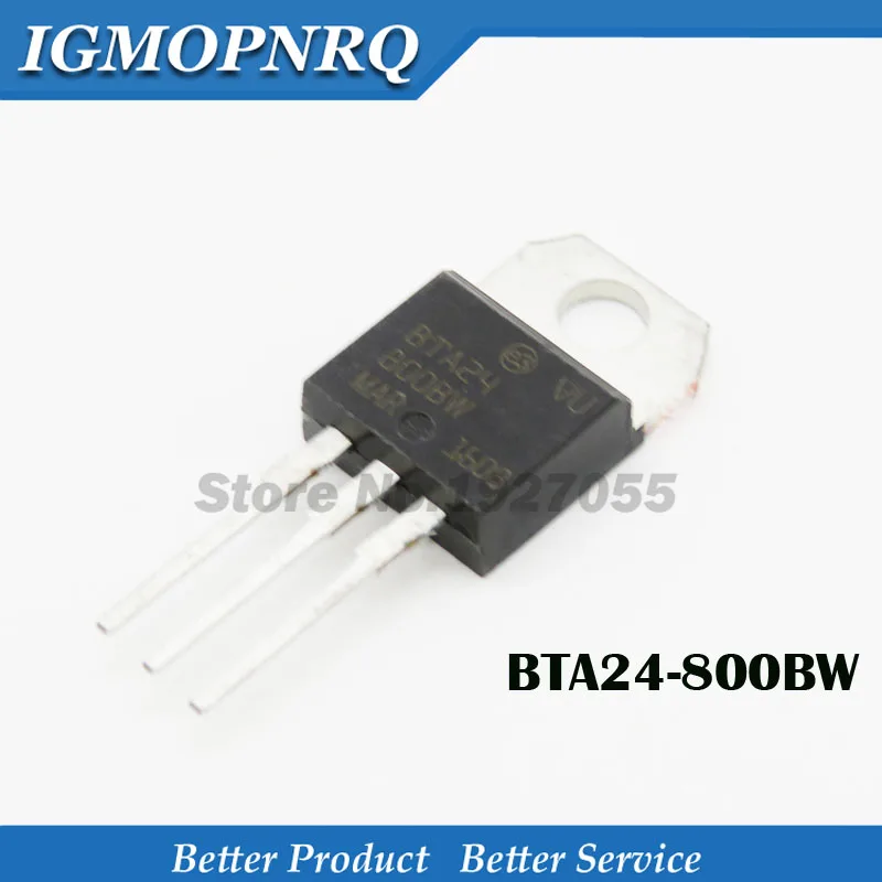 10 шт. BTA24 800BW 800B 600BW 220 800 v25a 1 Вт двунаправленный тиристор|Интегральные схемы| |