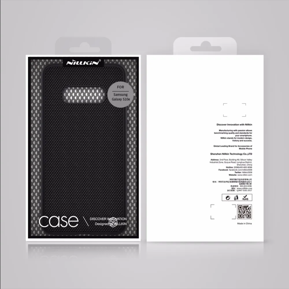 Case for Samsung Galaxy S10e NILLKIN Textured Nylon fiber case back cover durable non-slip Thin and light |