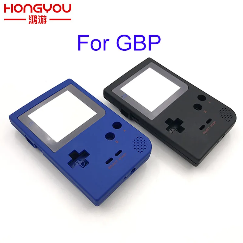 Черный синий мягкий поверхностный корпус оболочка подходит для GameboyGB Карманный GBP Ретро игровая консоль с пластиковые экранные линзы мальчик консоль