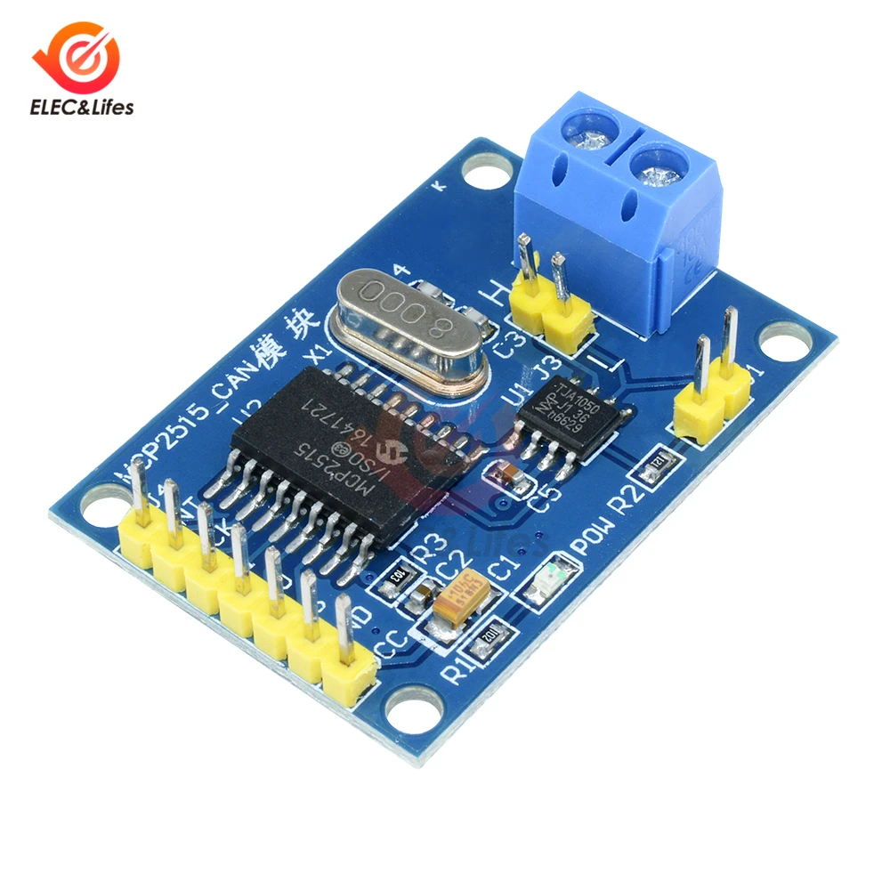 MCP2515 плата модуля CAN TJA1050 приемник SPI для Arduino 51 MCU контроллер рычага передача