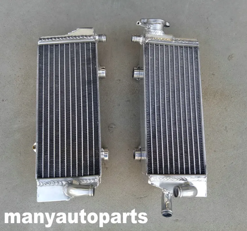 Алюминий радиатор + с оранжевым шлангом для KTM 125/150/200/250/300 SX EXC/MXC 2008 2013|Радиаторы и