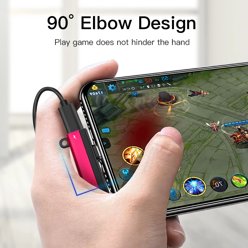 ! ACCEZZ адаптер для Apple Lighting iphone XS MAX XR 7 8 Plus X Аудио конвертер 3 5 мм наушники 2 в 1 разъем