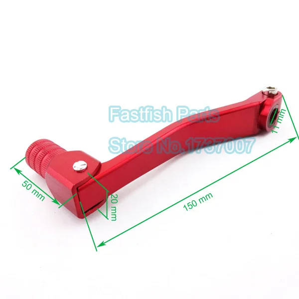 Рычаг переключения передач CNC красный рычаг предформенности для 2-тактного 50cc-140cc