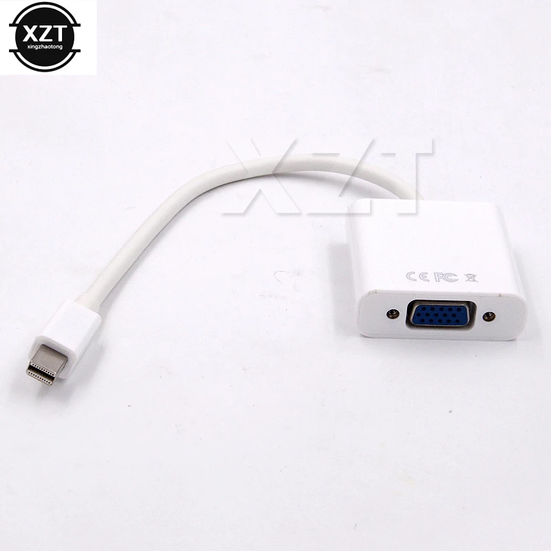 Новейший мини порт дисплея Mini Thunderbolt DP к VGA Кабель адаптер 1080P для MacBook Air Pro Для iMac
