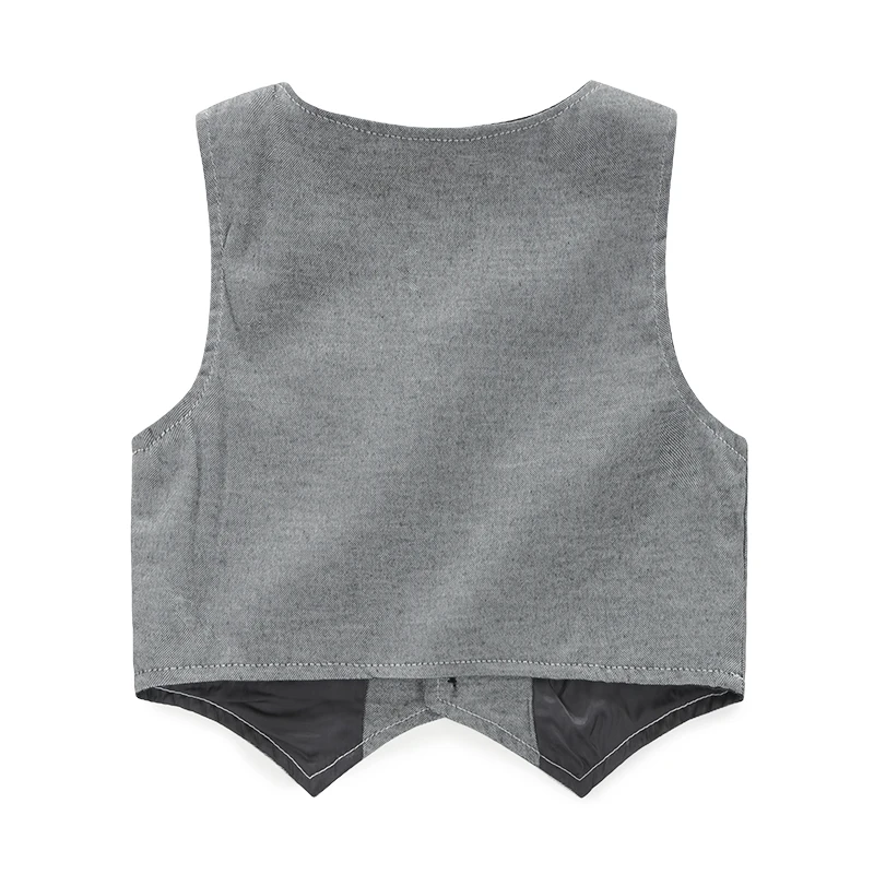 2018 Bebes Boy Clothes Baby Boys Kids Waistcoat+Shirt+Pants Child Infant Formal Gentleman Set Spring New Style Suit |