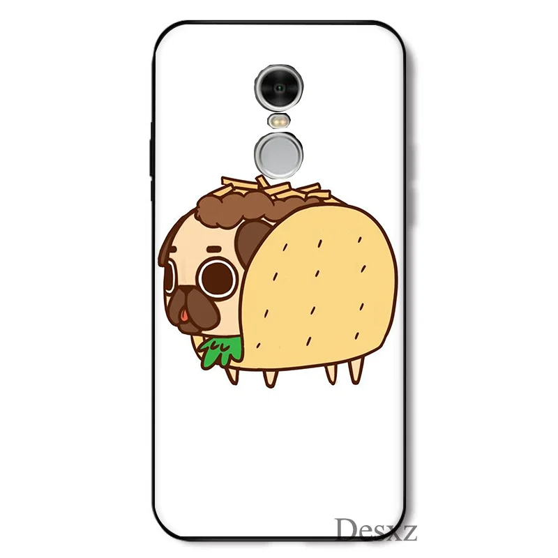 Мобильный телефон чехол Sushi Pug новинка Fundas для Xiaomi Redmi Note 4 4A 4X 5 5A 6 7 GO S2 6A Pro Plus