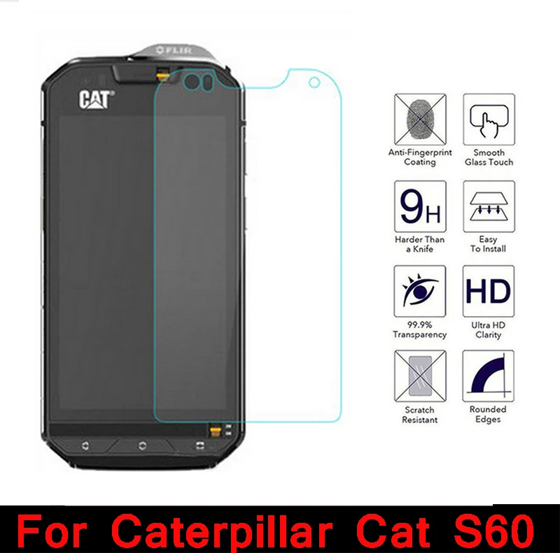 Ультратонкое 0 33 мм прозрачное закаленное стекло для Cat S60 защита экрана Caterpillar