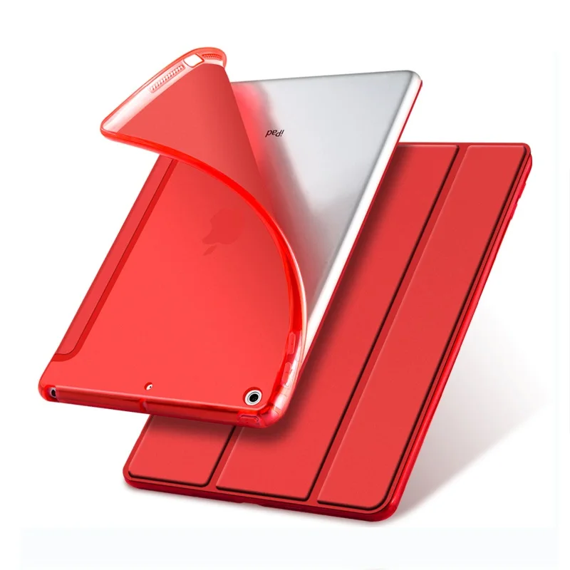 Мягкий чехол для iPad Air 2 1 силиконовый умный ударопрочный A1474 A1566 5 6 автоматического