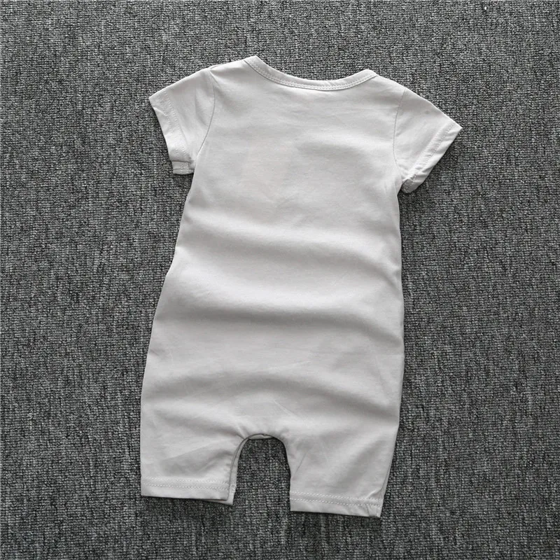 Летний цельнокроенный Комбинезон для маленьких мальчиков и девочек хлопковый