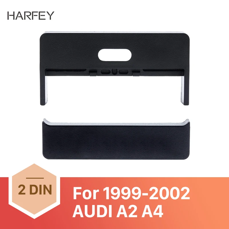 Автомобильный радиоприемник Harfey 1Din для 1998 1999 2003 AUDI TT 2002 A2 A4 Изящный чехол рамка