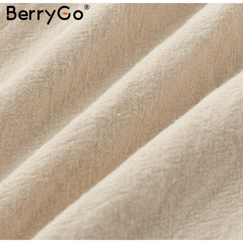 Berrygo винтажное повседневное летнее льняное платье с v-образным вырезом женское Хлопковое платье с короткими рукавами и пуговицами женское Короткое приталенное платье vestidos