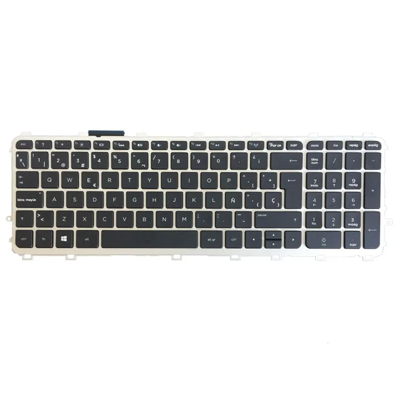 Испанские клавиатуры для ноутбука HP envy 15-J 15T-J 15Z-J 15-J000 15t-j000 15z-j000 15-j151sr SP с рамной