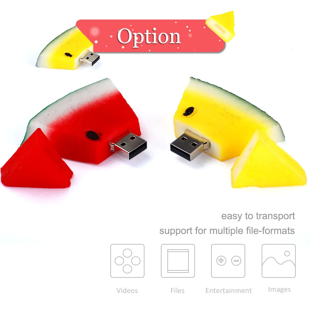 LEIZHAN арбузный флеш накопитель 4 ГБ 8 16 32 64 ГБ|flash drive|pen driveflash drive 4gb |